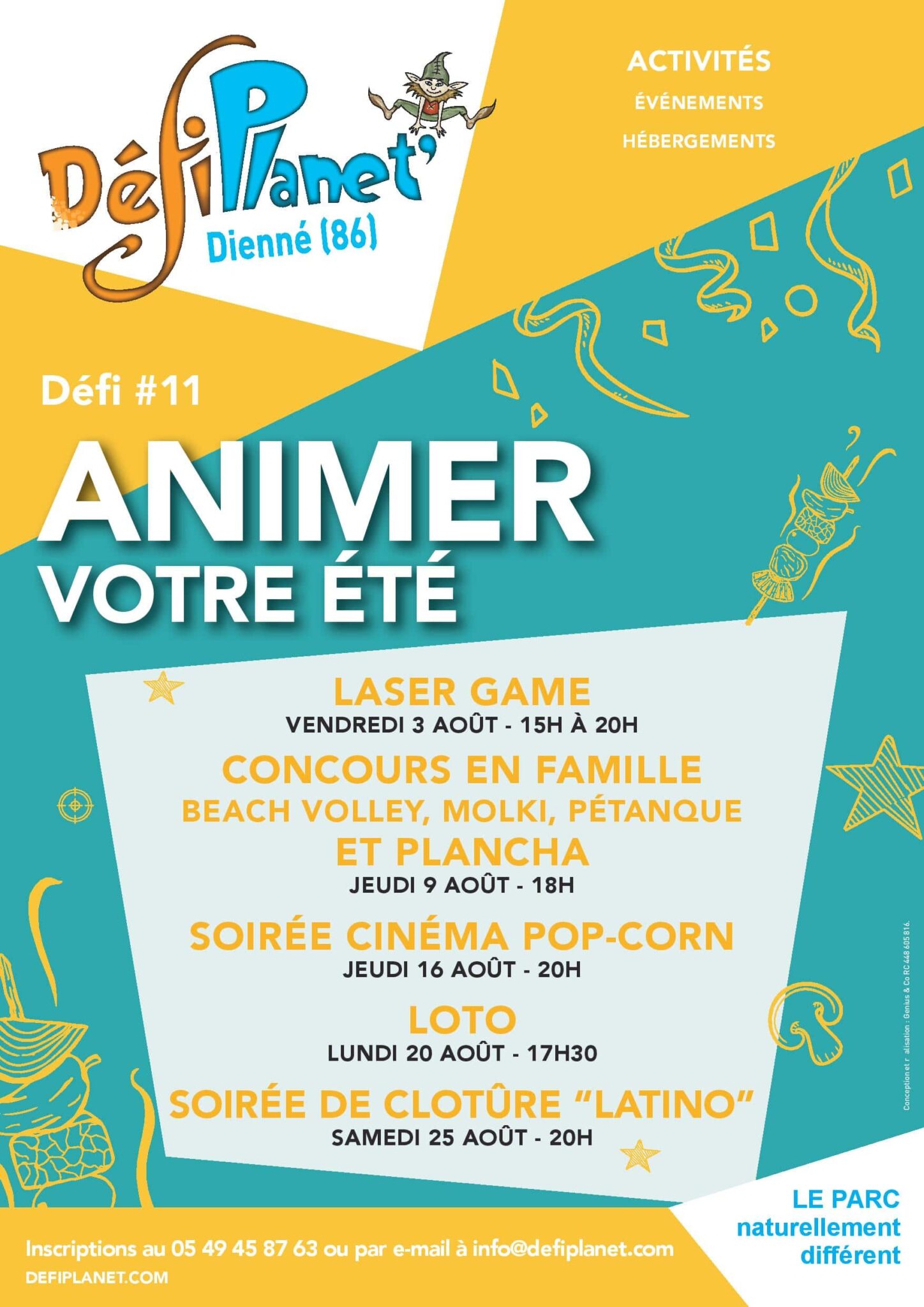 Affiche animations août Affiche animations août