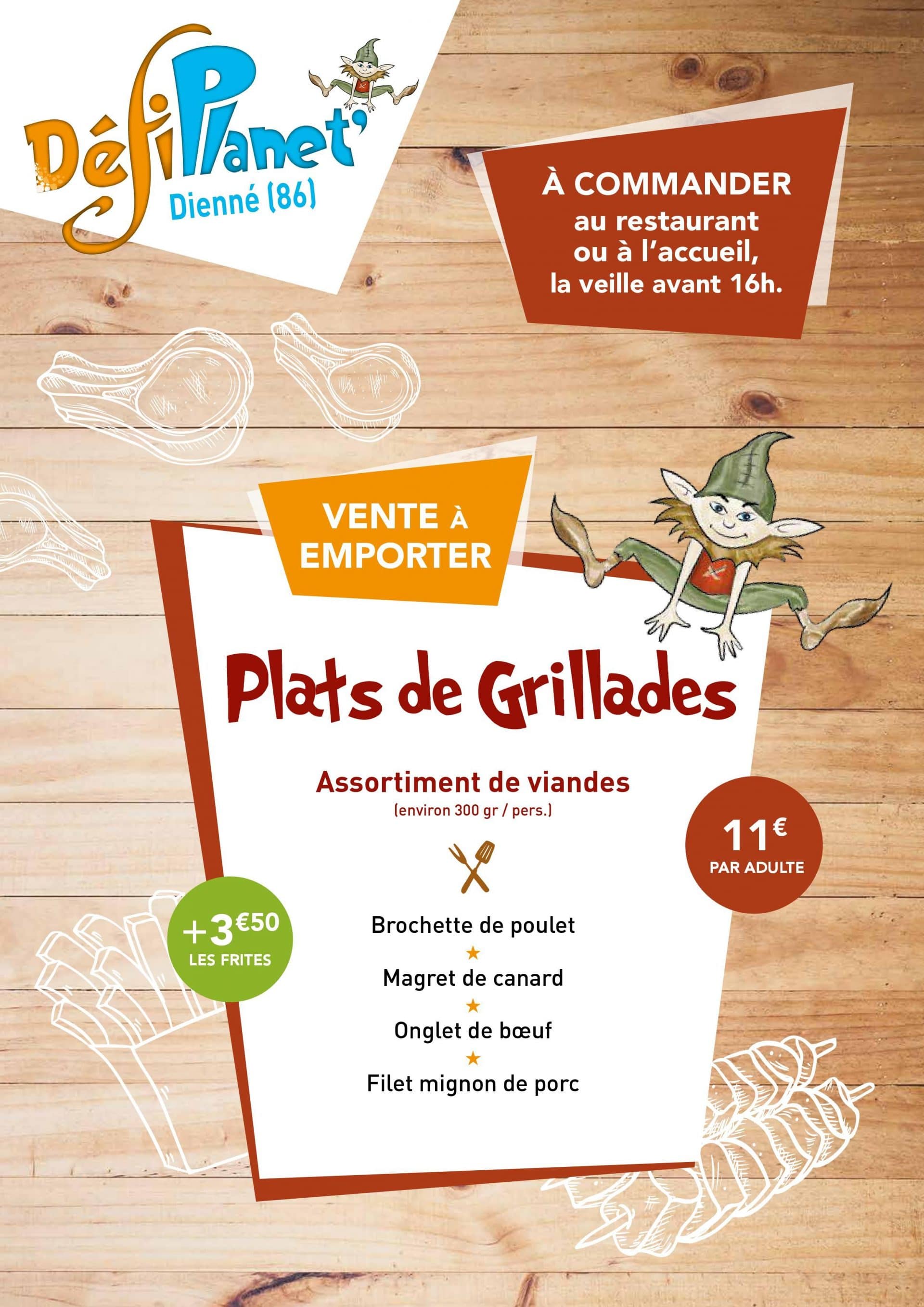 Grillades à emporter