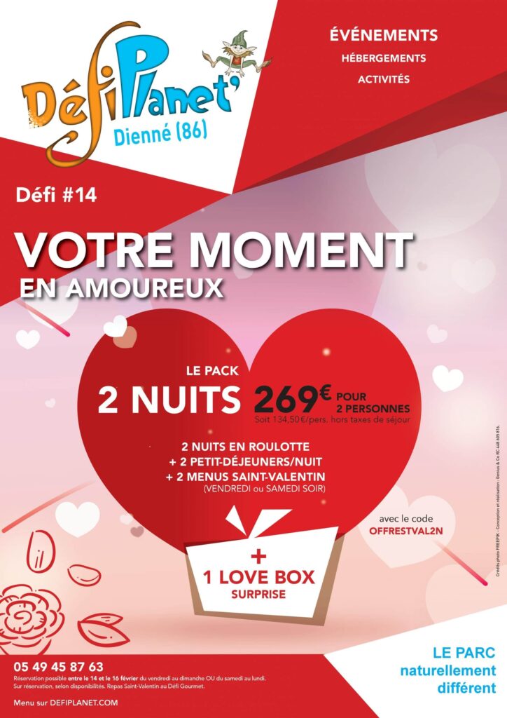 Offre saint valentin Offre saint valentin
