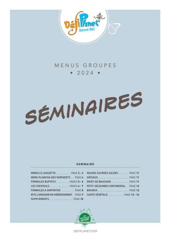 couverture menu seminaire