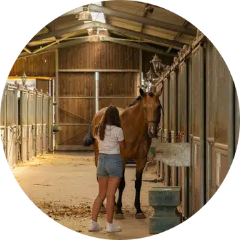 horse riding
