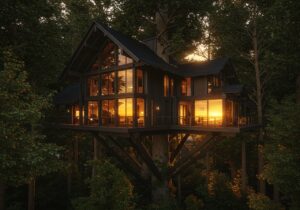 Découvrez le summum du confort avec un manoir dans les arbres luxe pour une expérience exclusive.