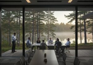 Un congrès résidentiel nature offre un cadre idéal pour des réunions d'équipe productives.
