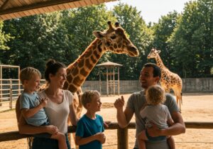 Explorez les merveilles d'un parc animalier vienne pour une journée inoubliable en famille.